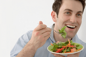 groentesalade eten tijdens de behandeling van prostatitis