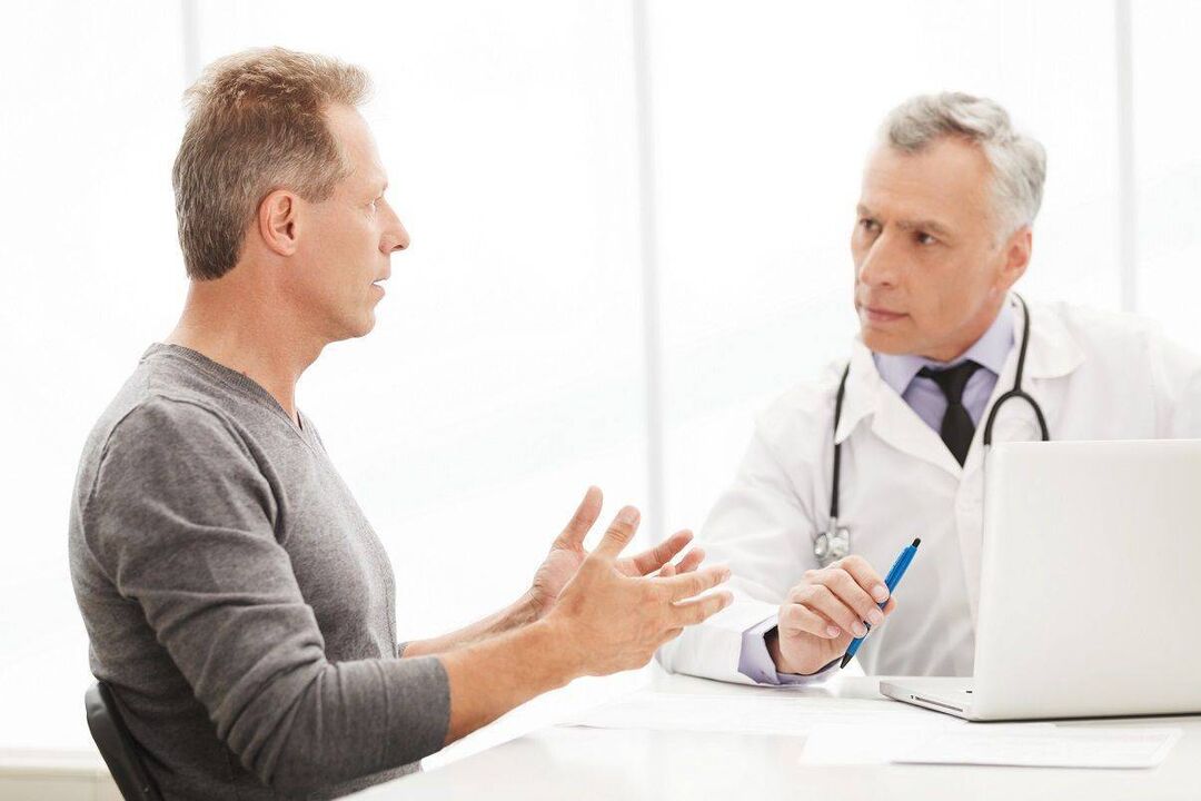 Een arts raadplegen voor symptomen van prostatitis
