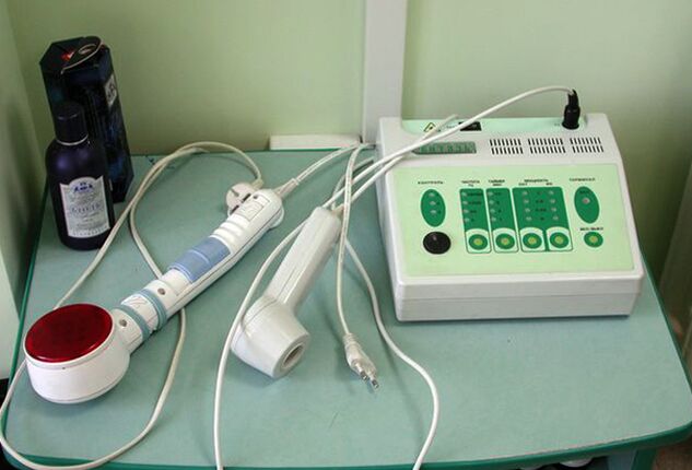 Fysiotherapie-apparatuur gebruikt bij chronische prostatitis