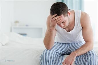 Ernstige malaise is een van de symptomen van acute prostatitis